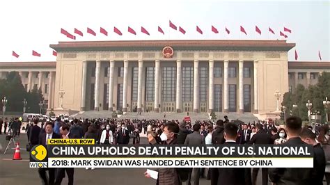 China upholds death sentence for US citizen detained on drug charges